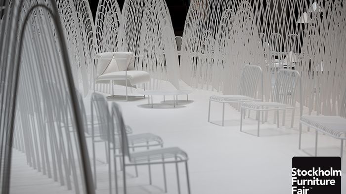 Snöbeklädda berg av Smart-X på Stockholm Furniture Fair