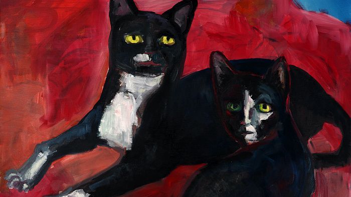 Ein Hotel voller Kunst: Neue Ausstellung „Die Katze in der Kunst“ im Galerie Hotel Leipziger Hof