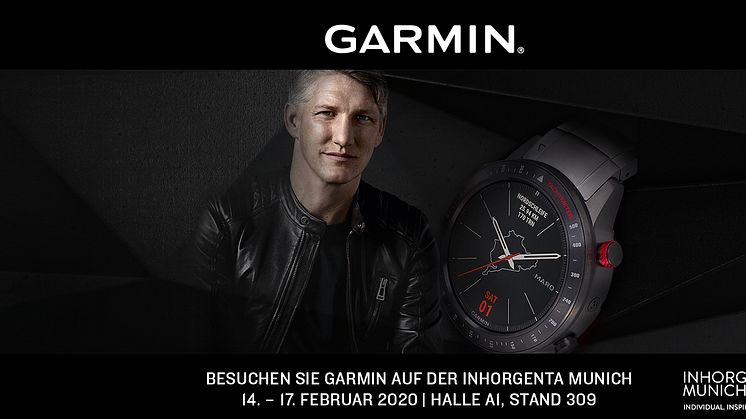 Garmin ist auf der Inhorgenta in Halle A1, Stand 309 zu finden.