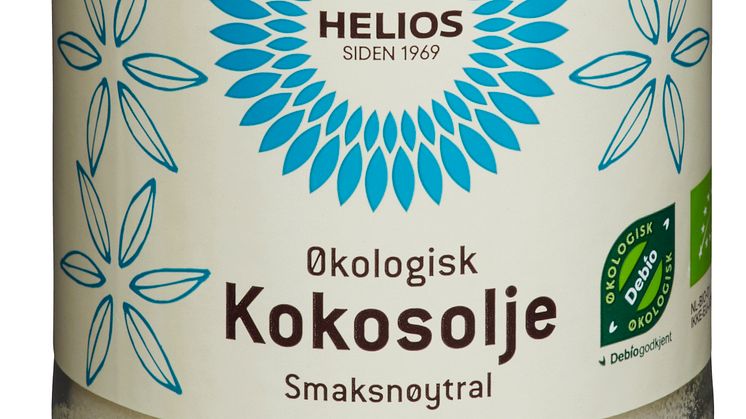Helios kokosolje smaksnøytral økologiskv 200 ml