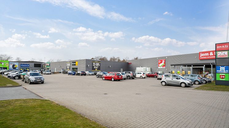 Efter 13 år flytter SPORT 24 OUTLET få meter til den hidtidige møbelbutik i Retailpark Aabenraa. Foto: EPICENT MANAGEMENT DANMARK A/S