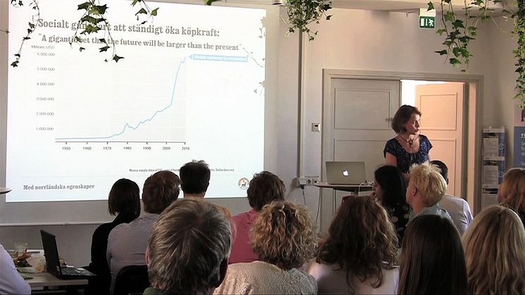 Hållbar utveckling avgör framtiden - presentation av Anna Borgeryd i Almedalen