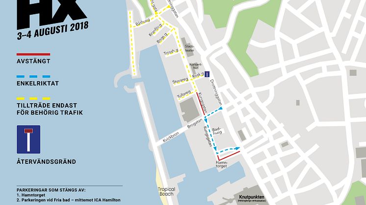 ​Extra bussar, fri parkering och bemannad cykeluppställning under Hx!