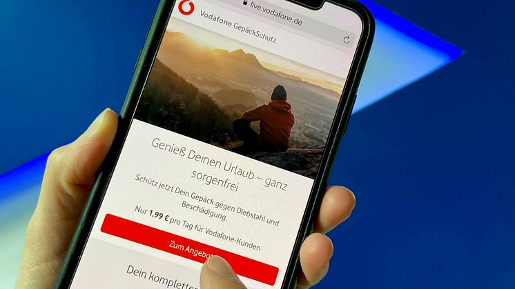 Vodafone und Zurich entwickeln gemeinsam die digitale Reisegepäck-Kurzzeitabsicherung "GepäckSchutz"