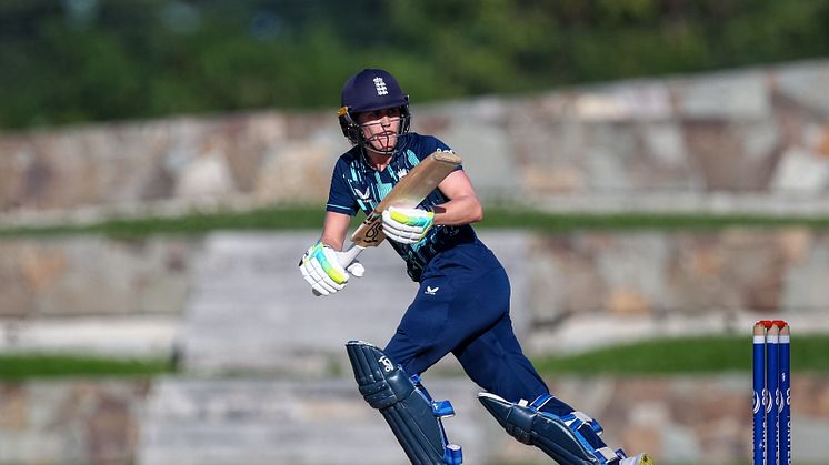 Nat Sciver at Sir Vivian Richards Stadium, Antigua. CREDIT: CWI Media 