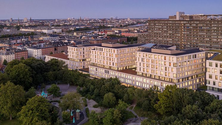 Nordflygeln på Rigshospitalet i Köpenhamn vinner European Healthcare Design Award 2021 (foto: Adam Mørk)