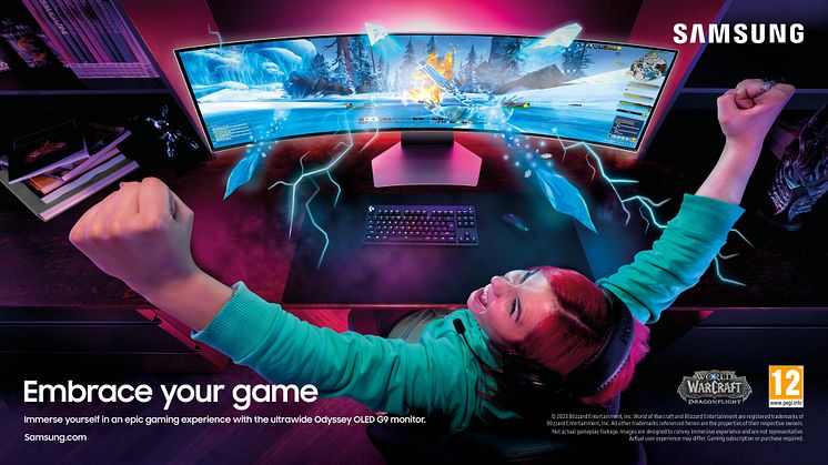 Samsung lanserar Embrace your game - en europeisk spelportal där gamers kan ta sitt spelande till nästa nivå