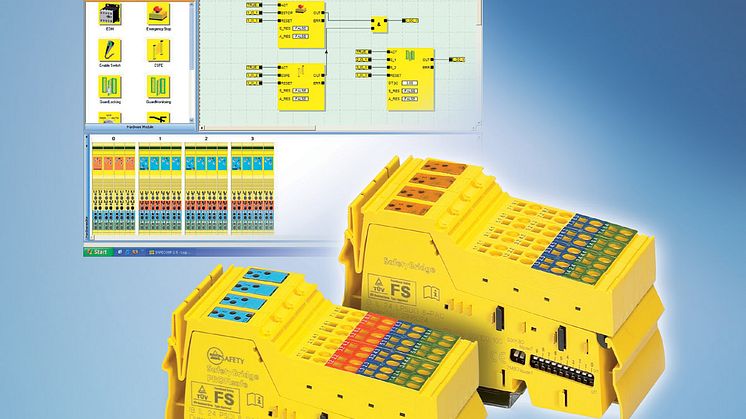 Hög flexibilitet av säkerhet med hjälp av SafetyBridge teknologi