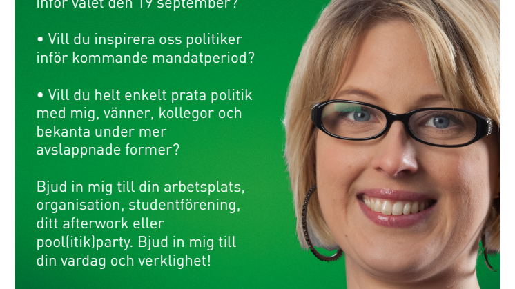 "Bjud hem mig!"-kampanjen Helene Sigfridsson (MP)