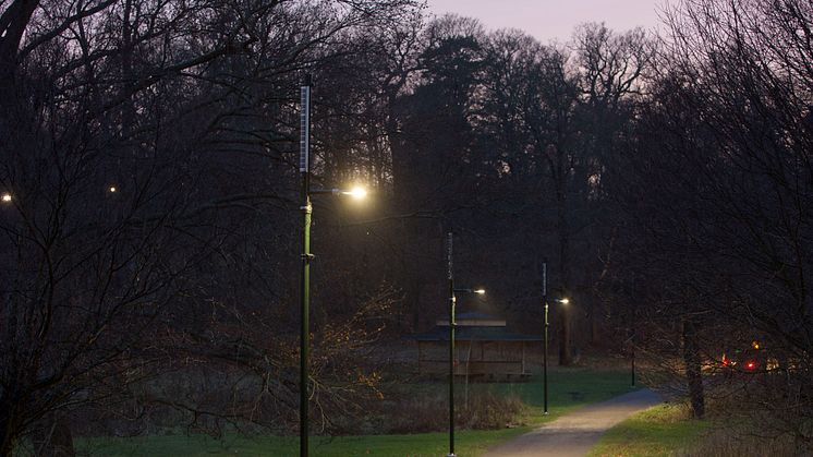 Leading Lights uppkopplade belysningslösning, Djurgården