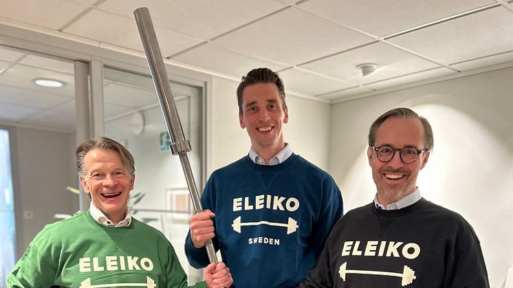 Eleiko och Ovako samarbetar för att skapa hållbar styrketräningsutrustning