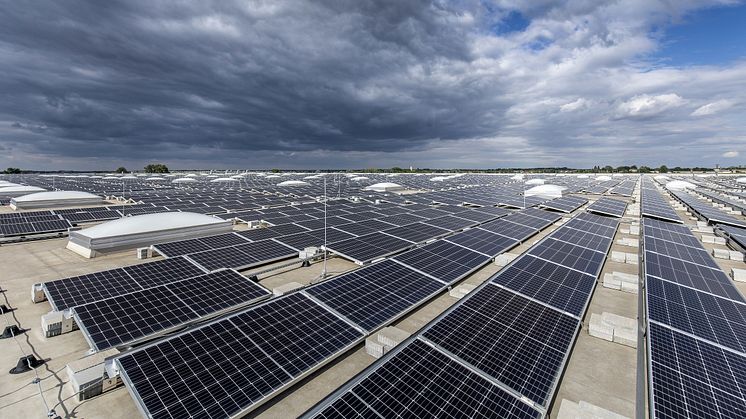 Audi Ingolstadt fabrikken har 23.000 m2 solceller på taget