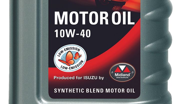 Isuzu Motor Oil 10W-40 är en Midland co-brandad olja, specialanpassad för Isuzus tekniska krav.