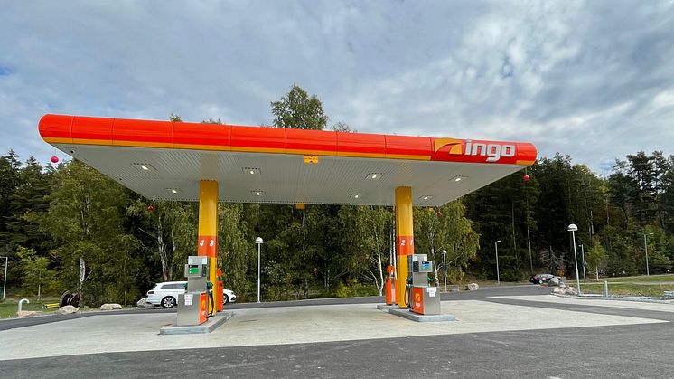 INGO har öppnat en ny automatstation i Åkersberga