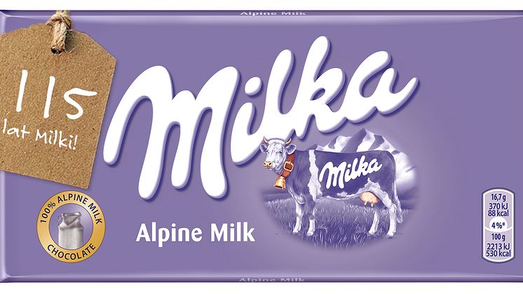 115 urodziny czekolady Milka