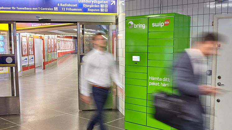 Bring erbjuder paketutlämning via kollektivtrafiken