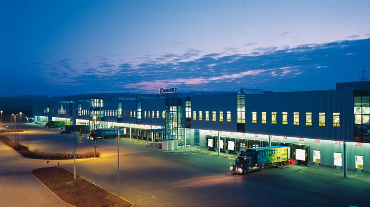 Vårt logistikcentrum i Wernberg, Tyskland
