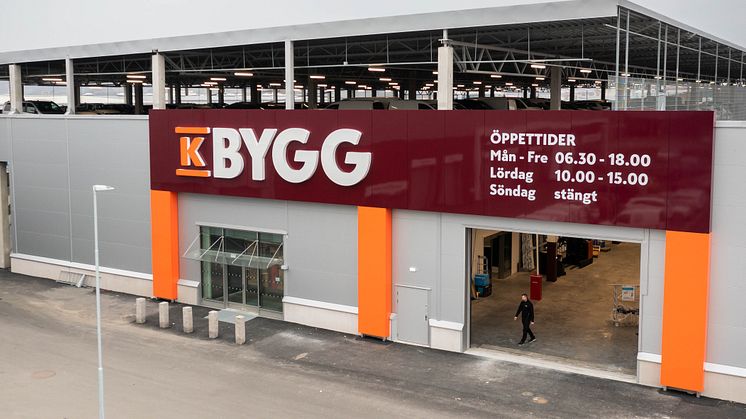 Kesko Sverige, som äger varumärket K-Bygg (på bilden: Hisings Backa), etablerar logistikcenter i Mölndal.