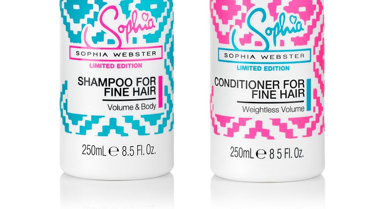 TONI&GUY x Sophia Webster Shampoo og Conditioner for Fine Hair