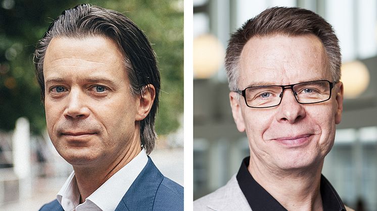 Magnus Svantegård, Datscha, och Tomas Blomqvist, Umeå Universitet, medverkar på Business Arena Umeå 2018.