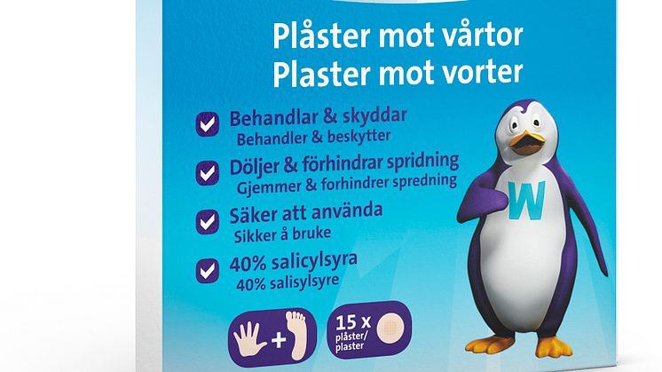 Nyhet! Wortie plåster – enkel behandling av vårtor hos vuxna och barn