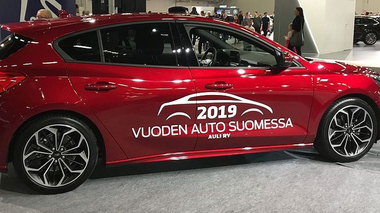 Täysin uusi Ford Focus on Vuoden Auto Suomessa 2019 
