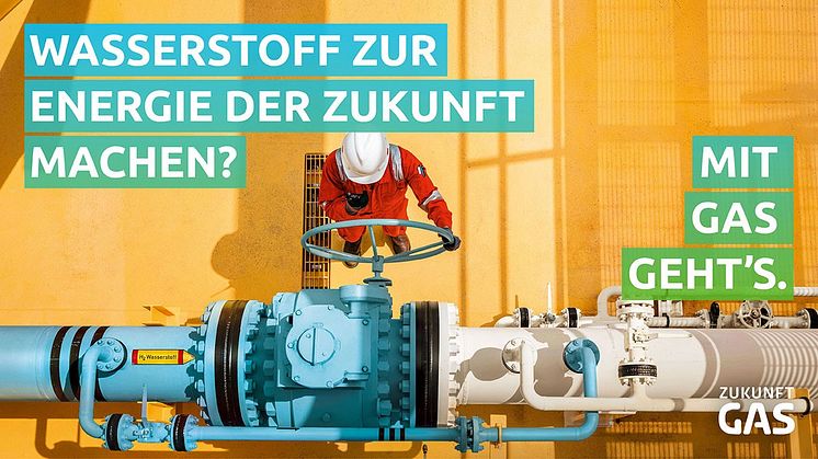 Wasserstoff zur Energie der Zukunft machen? Mit Gas geht's!