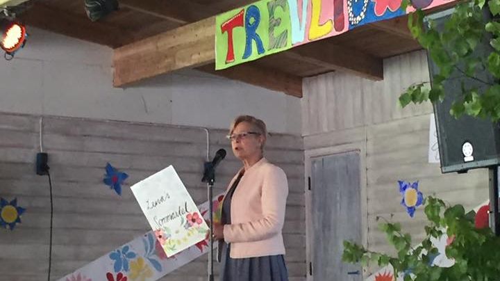 Lena Koskinen, rektor på Erlaskolan i Falun.