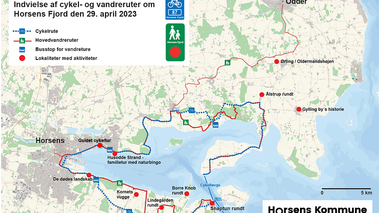Indvielse af Horsens Fjord vandrerute og cykelsti