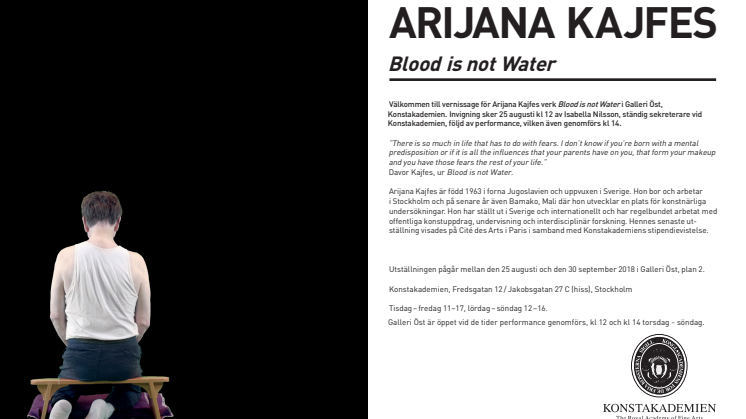 Arijana Kajfes - Blood is not Water