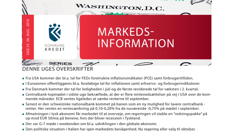 Markedsinformation 26. august 2019