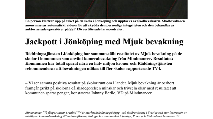Jackpott i Jönköping med Mjuk bevakning
