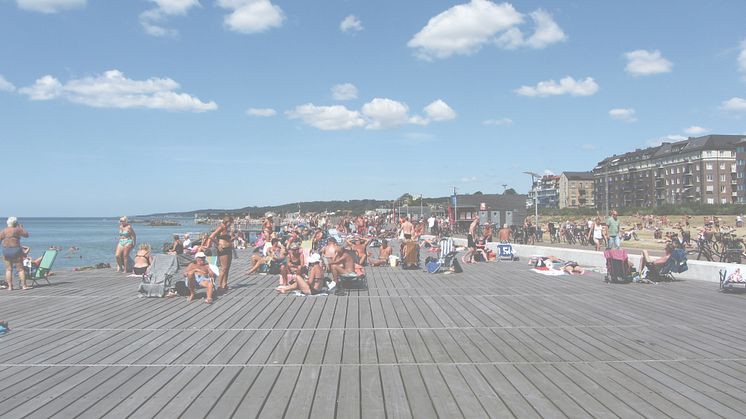 Bad i Helsingborg. Foto från Helsingborg stad, fotograf: Sofia Kokacka