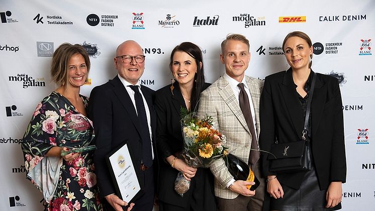 Eton har tilldelats priset för Årets Logistiklösning av DHL på Modegalan 2018