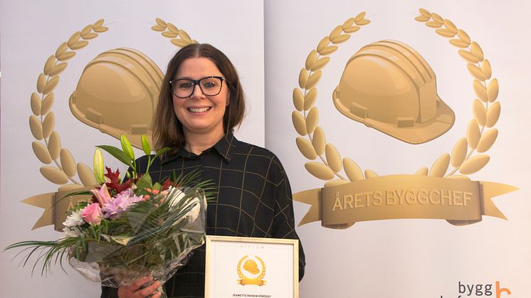 Jeanette Rhodin Körössy är Årets Byggchef 2019
