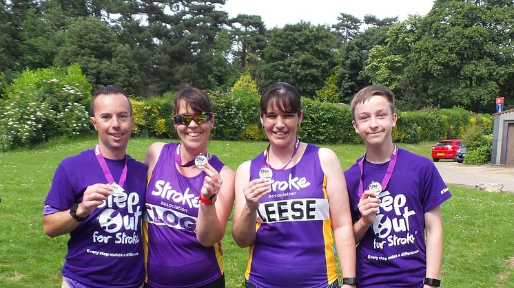 Survivors take a Step Out for Stroke in Bedford