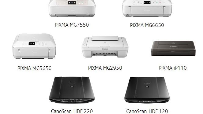 Canon presenterar nyheter i serierna PIXMA och CanoScan  