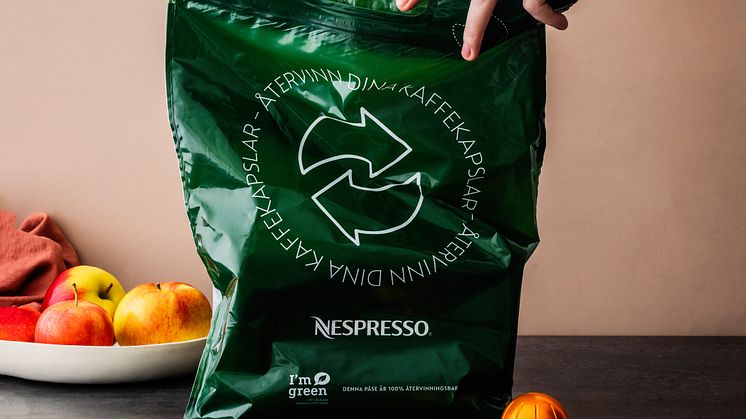 Nespresso x Bower recycling bag
