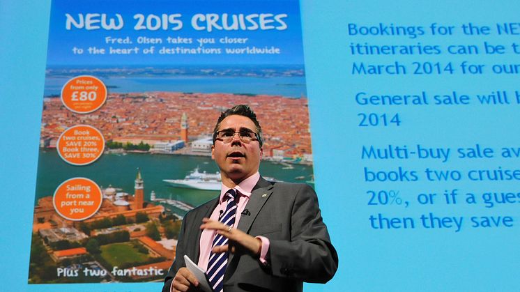 Get ‘closer to the destination’ on Fred. Olsen Cruise Lines’ smaller ships  to 245 ports in 81 countries in 2015/16