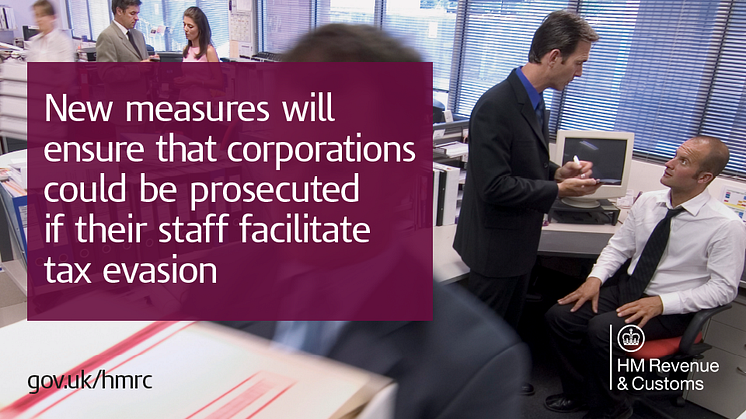 Stop facilitating tax evasion or face criminal prosecution, HMRC tells corporations