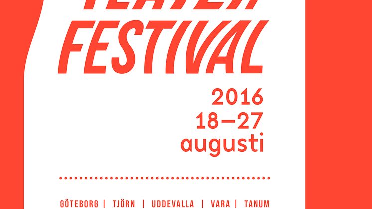 Affischexempel Göteborgs dans- och teaterfestival