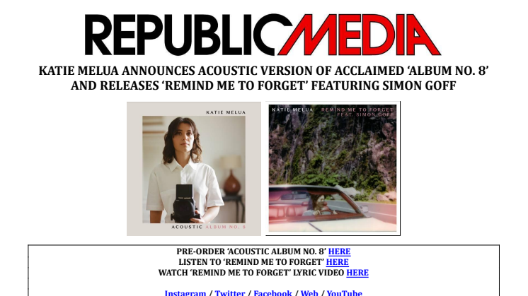 Katie Melua - Acoustic Album No. 9 - engelsk pressrelease.pdf