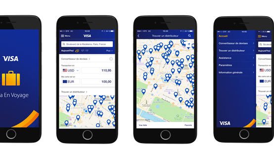 Visa propose de nouveaux services sur son appli « Visa En Voyage » 