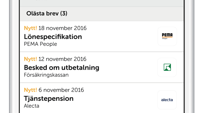 Pema skickar nu sina lönespecifikationer digitalt och säkert via Kivra