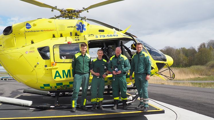 Besättningen på stadens två helikoptrar flyger 12-timmarsskift och hanterar nu fler utryckningar än någonsin med högre patientomsättning på grund av den svåra covid-19-utmaningen.