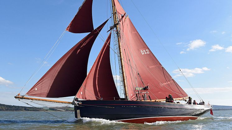 Dauntsey’s School Sailing Club tall ship Jolie Brise. Photo credit: Rick Tomlinson