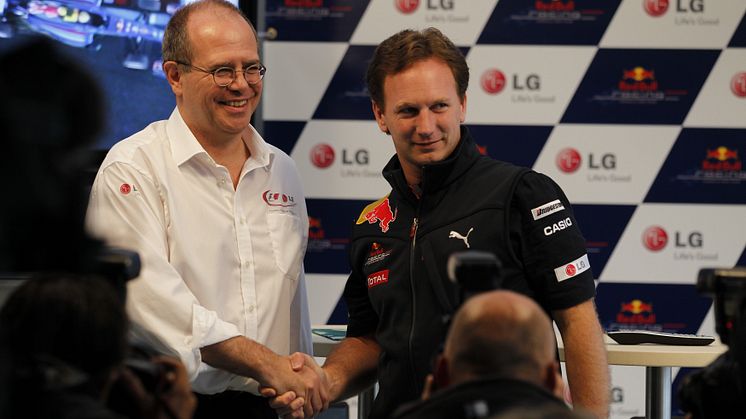 LG and Red Bull Racing