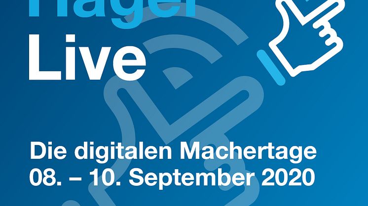 Logo Hager Live - Die digitalen Machertage