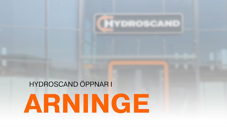 Hydroscand expanderar med ny butik i Arninge