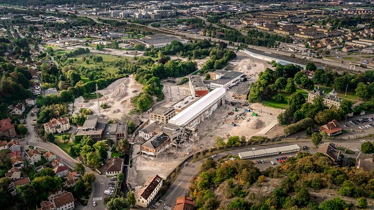 En överblick av Forsåkerområdet. Bilden tagen 2016